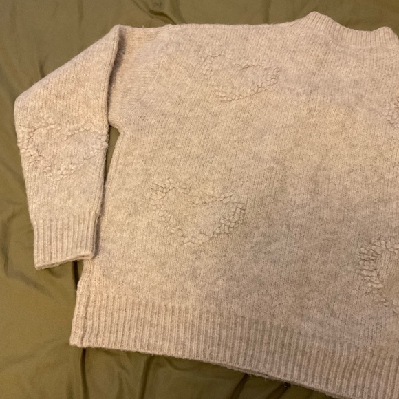 FRNCH PARIS women sweater hearts on it size medium - Picture 6 of 16